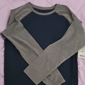 George Navy Tee with Olive Accents